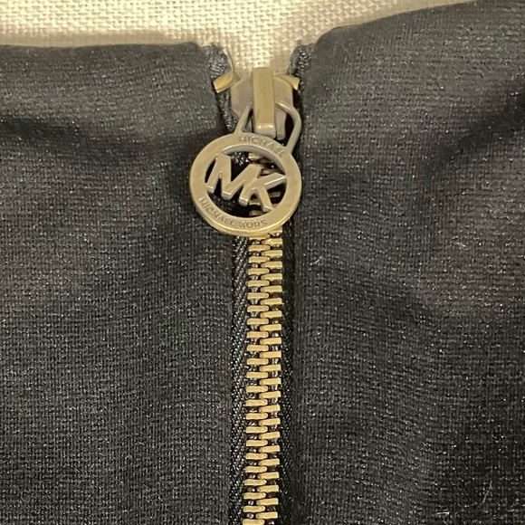 Michael Kors Black Stretch Dress Zipper Accent 4P - Picture 6 of 10